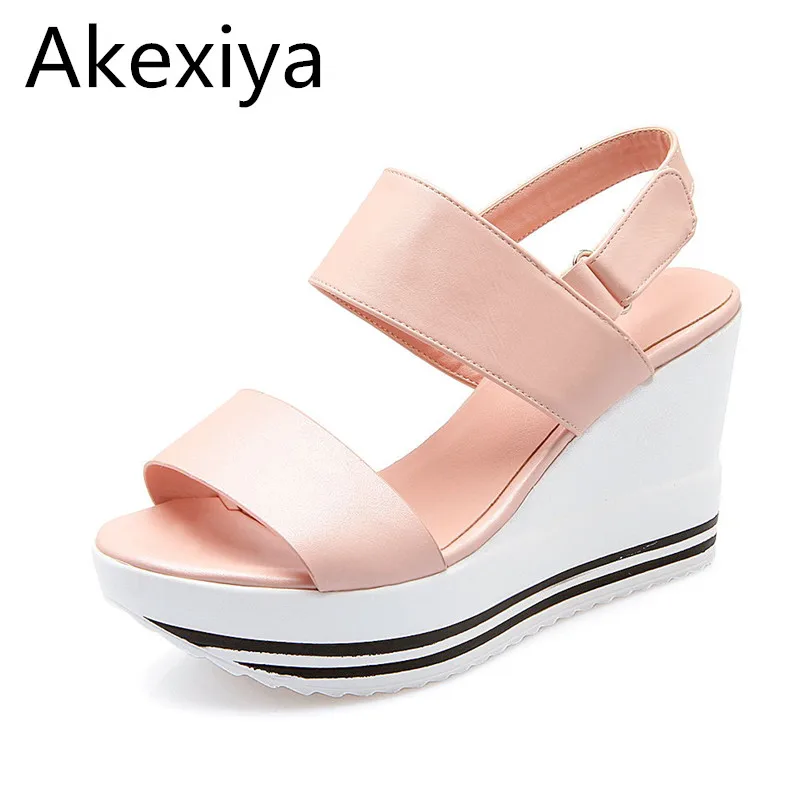 checkered platform sandals