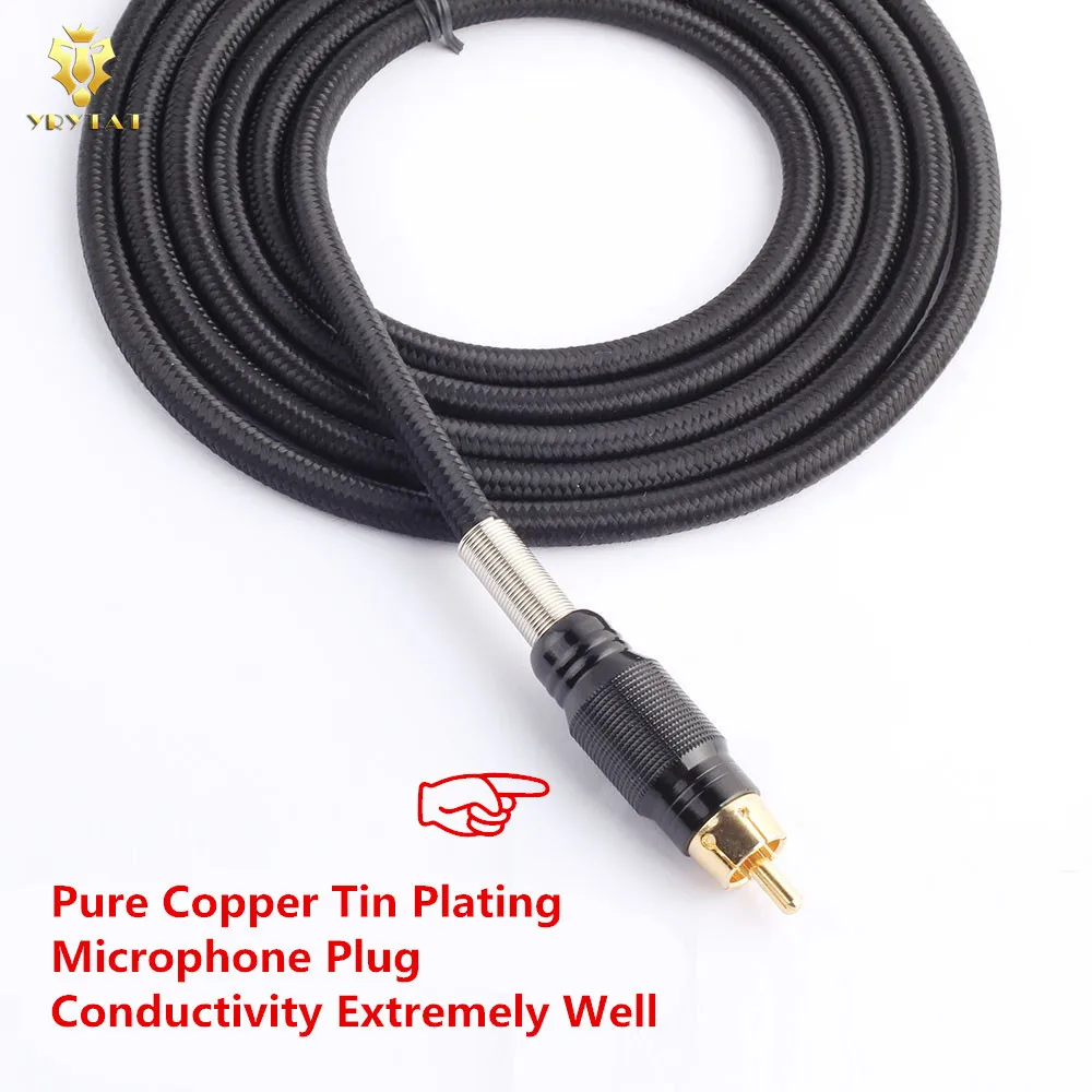 Топ шерсть вязаный RCA Медь татуировки питания клип шнур синий TCC08 #|clip cord|tattoo suppliesrca