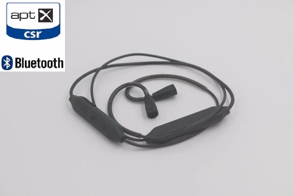 Адаптер Bluetooth APTX AAC Для shure se215 se535 se846 UE900 IM50 IM70 ie80 ie8 A2DC LS50 ES5 1964 Беспроводной наушники кабель MMCX