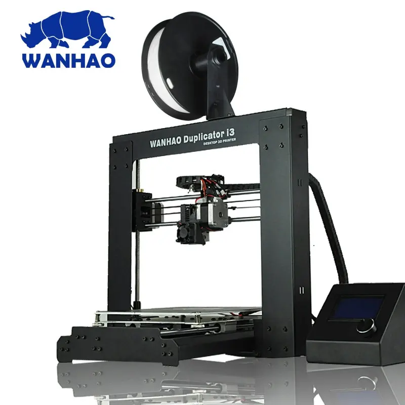 Hot selling Duplicator I3 V2.1 house use Steel Frame Desktop Digital 3D Printer , easy use Wanhao I3 Printing machine