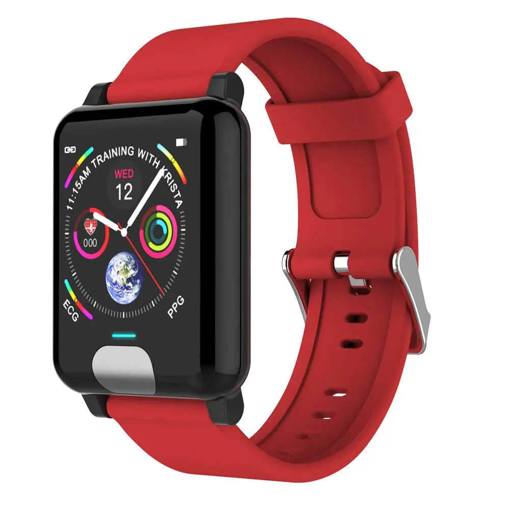 

2019 Soft TPU Strap Heart Rate Blood Pressure Sports Fitness Tracker Smart Bracelet