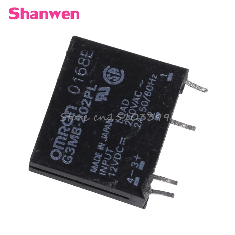 1 шт. новое твердотельное реле Φ PCB SSR In 12V DC Out 240V AC 2A Прямая поставка|Реле| |