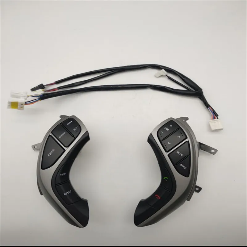 

For Hyundai Elantra 2012 / for I30 2015 Multifunction Steering wheel button Audio and cruise control buttons with cables / wire