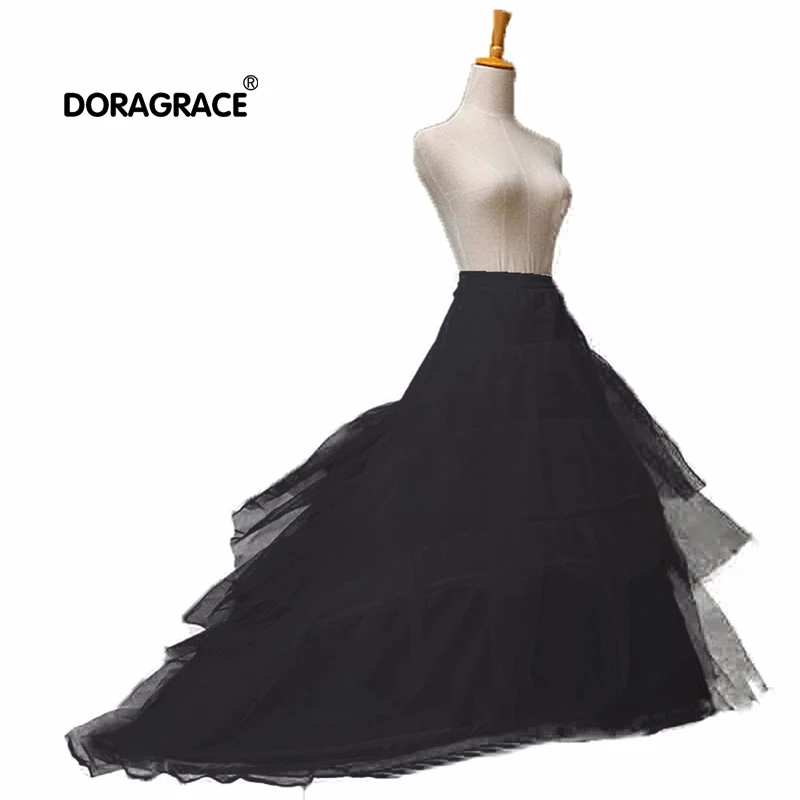 New-2-Hoops-3-Layers-Bridal-Petticoat-Wedding-Dress-Underskirt-Crinoline-Jupon-Wedding-Accessories (1)