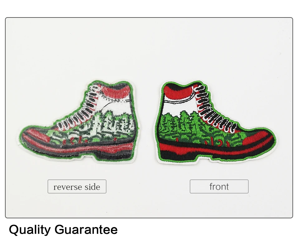Stripe Kiss Fist Skull Patches For Clothing Small Iron On Badges No Smoking Shoes Embroidered Patches For Clothes (3)