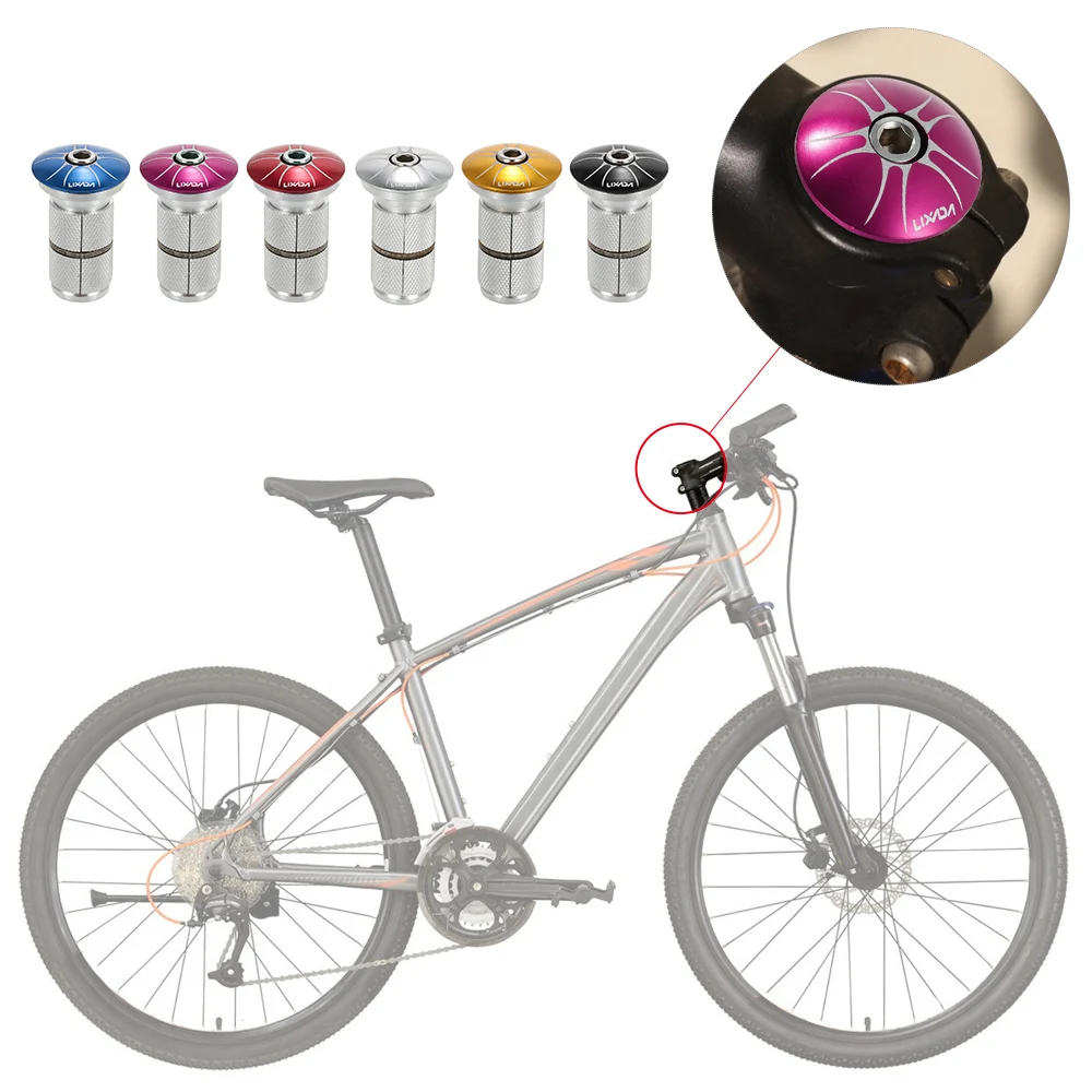 Lixada 1pc Bike Fork Steerer Headset Top Cap Compression Compressor