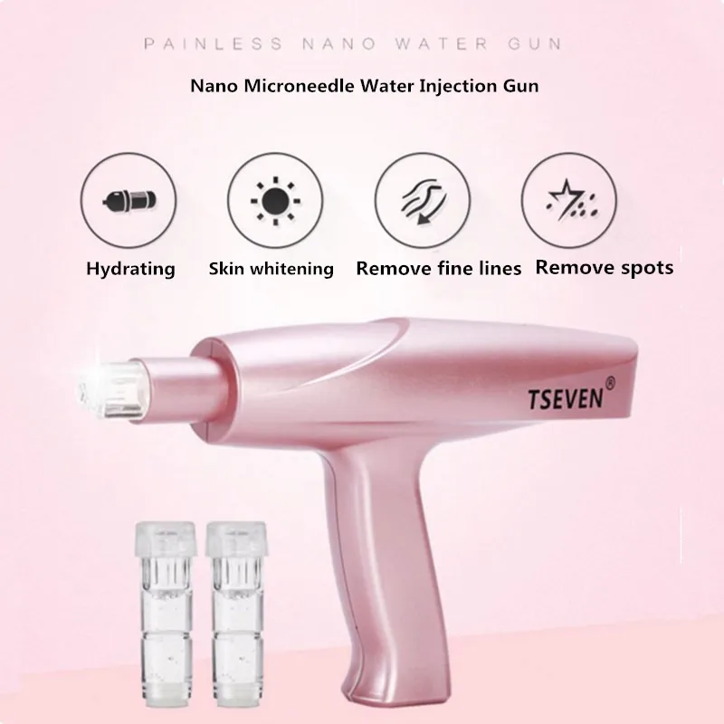 

Skin Rejuvenation Mesotherapy Hydrolifting Microcrystal Facial Water Injection Machine Needle Free Injector Nano Meso Gun Face l