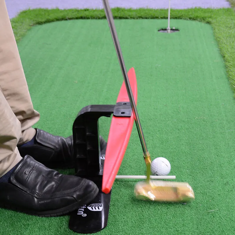 Golf putter swing trainer portable putter exercise device genuine putter action fixer posture correction device Training Aids