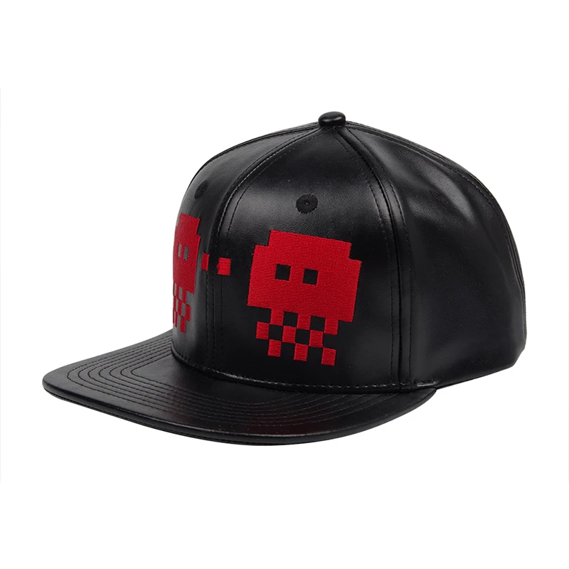 Skalop Jellyvader головные уборы черная кожаная бейсболка с вышивкой Регулируемая