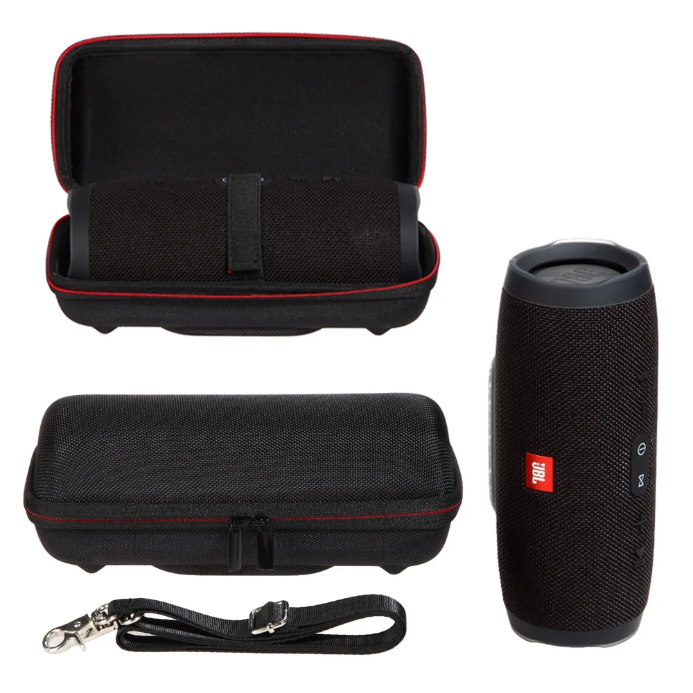 Защитный чехол для динамика JBL Charge 3 Charge3 из ПУ кожи с ремнем|Аксессуары