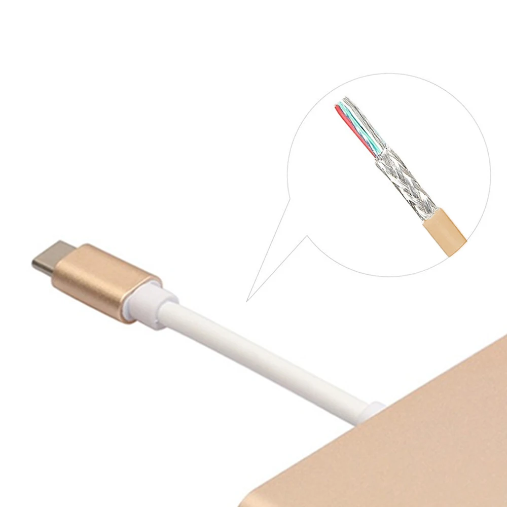 Адаптер конвертер VONETS 4 в 1 с разъемом Type C USB 3 0 2 OTG для ноутбука MacBook планшета ПК|usb-c