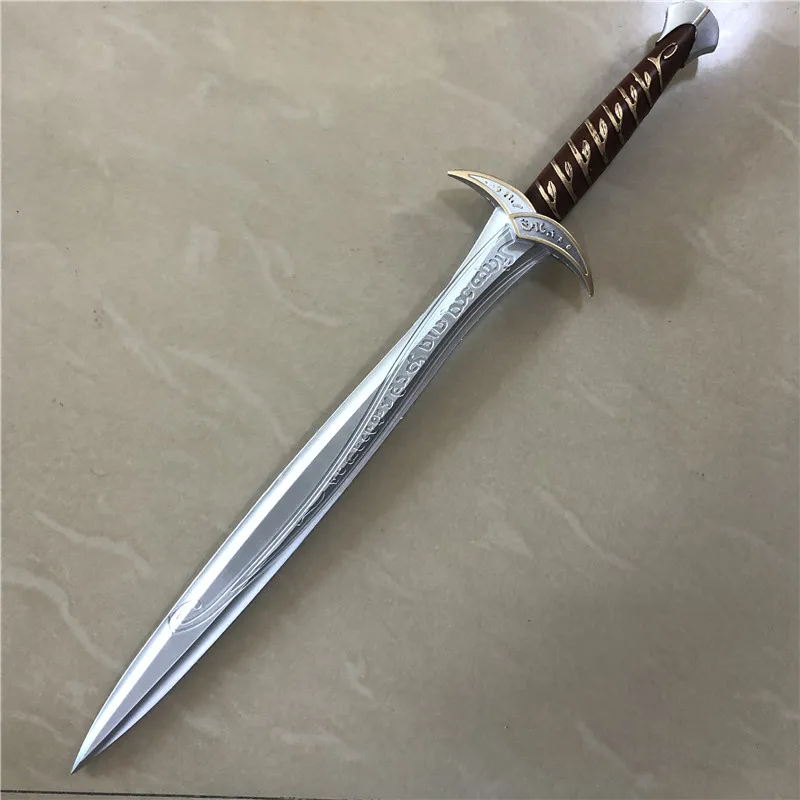 1:1 Movie Cosplay Sword 72cm Gold Sting The Hobbit Frodo Baggins Sword Kids Gift Safety PU Material