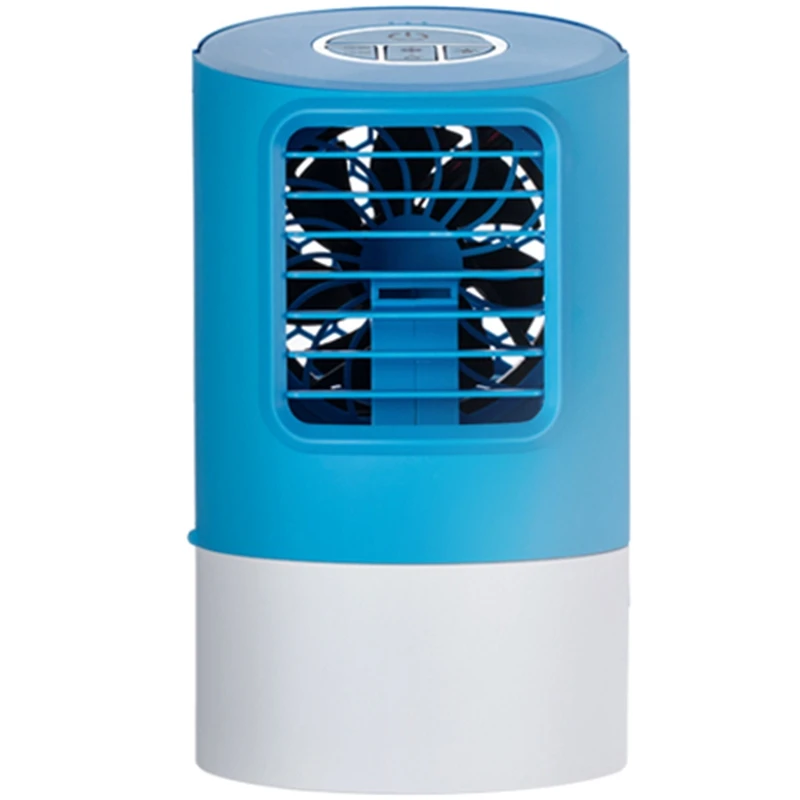 

Portable Air Conditioning Fan, Mini Personal Evaporative Air Cooler, Small Desktop Cooling Fan, 7-Color Led Lamp, Personal Des