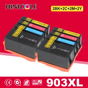 

HINICOLE 2 Set 903XL Ink Cartridges Compatible for HP 903 XL 907 OfficeJet 6950 6960 6963 6964 6965 6966 6968 6970 6975 Printer