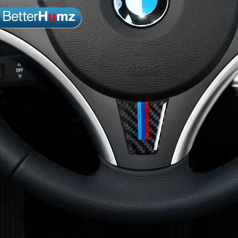 M Sport Edition наклейка на руль из углеродного волокна для bmw e90 e92 3 серии 2006 2007 2008 2009 2010
