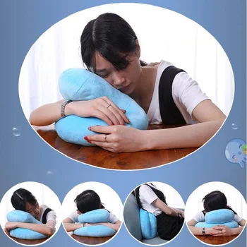

UBRUSH Cute Cushion PP Cotton Velvet Fabric 36*28*18cm For Sleeping At Noon Cushion Office On The Bus Cushion