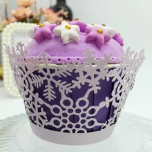 Muffin Wrap Case Wedding Party Liner 100pcs Decoration supplies Paper cake edge Wrapper Hollow paper cups around Cupcake 7z