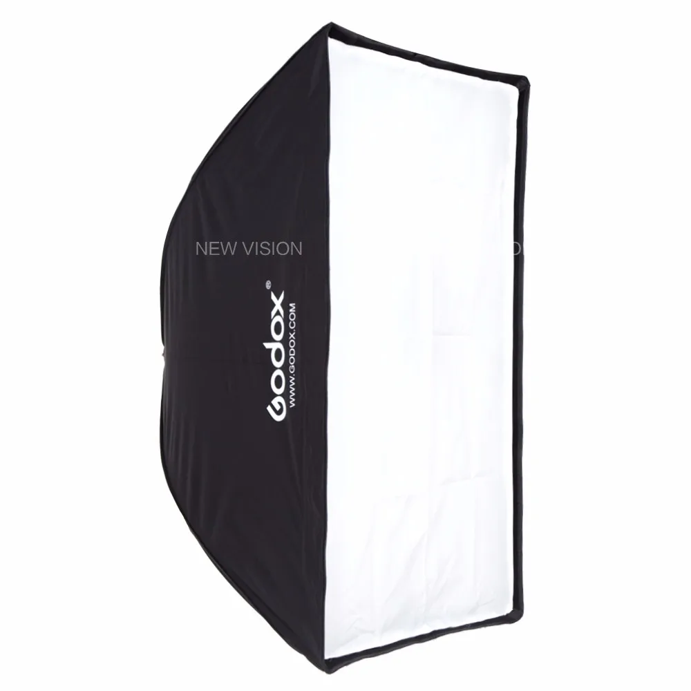 Godox Портативный 60*90 см 2"* 35" зонт софтбокс для фотостудии отражатель для студии вспышка для фотоаппарата для лампы-вспышки