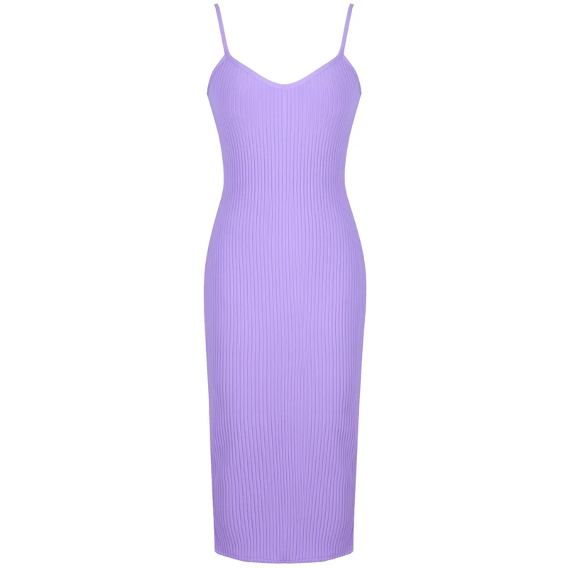 Ocstrade, высокое качество, последняя мода, женское миди Бандажное платье из вискозы, сиреневое, Пурпурное Бандажное платье, бодикон, сексуальное вечернее платье