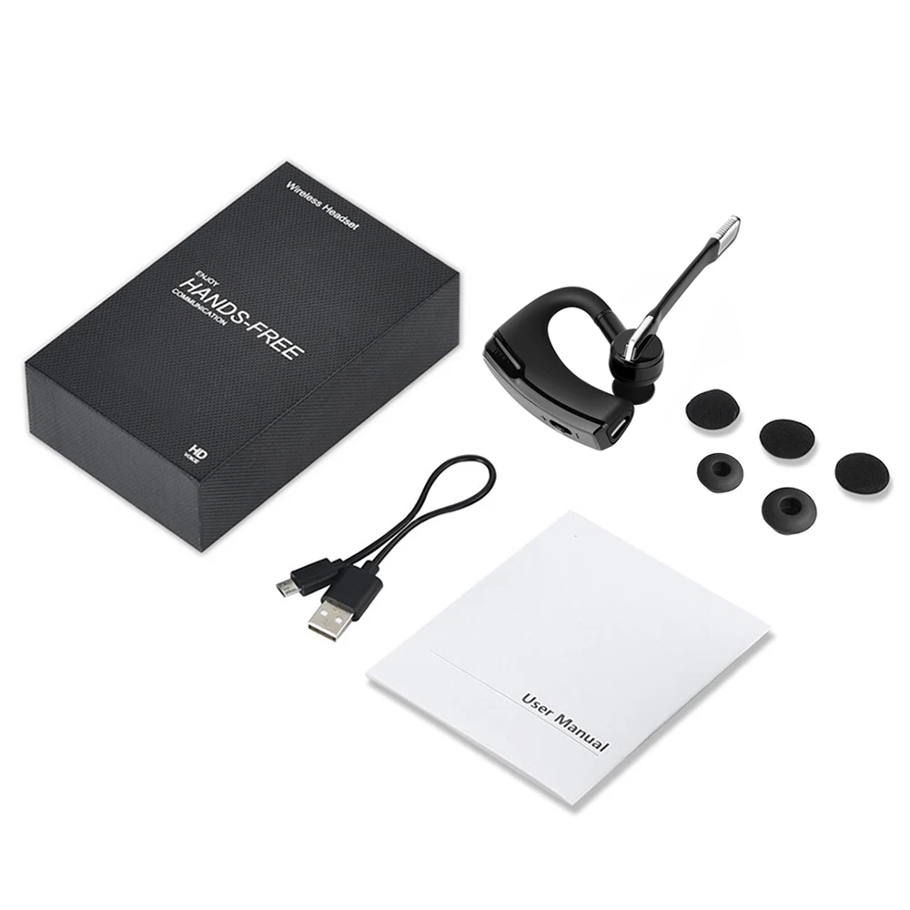 Fone de Ouvido Estéreo com Cancelamento de Ruído Handsfree sem Fio Fones de com Caixa Voyager Lenda Bluetooth Estéreo Armazenamento k6 - Image 6