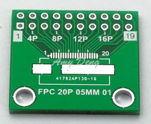 50 шт./лот Гибкие печатные платы FFC адаптер тарелка 20 P очередь DIP 0.5 мм совместимы 18 P 16 P 14 P 12 P