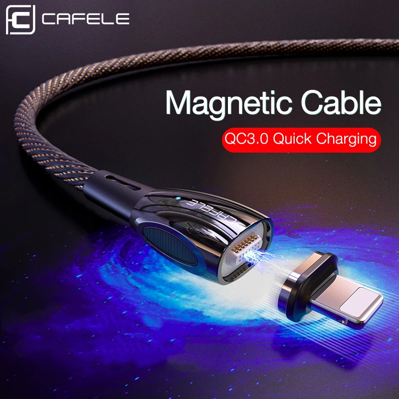  CAFELE QC3.0 Magnetische USB Kabel & Daten Sync Schnelle Ladegerät Typ C Micro USB Kabel Für iPhone