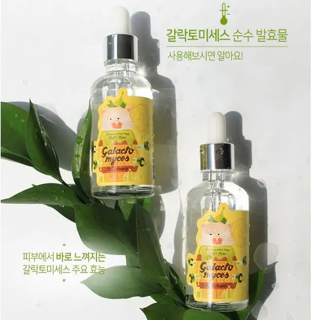 Корейская косметика Elizavecca Galactomyces Pure amboo 50 мл сывороточная эссенция для лица Уход за кожей увлажняющая против морщин подтягивающая