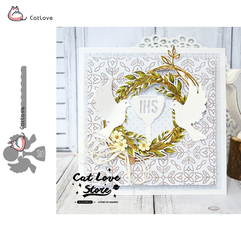 

Baptized Pigeon Metal Cutting Dies Stencils For DIY Scrapbooking Paper Card Decorative Craft Dies Embossing Die Cuts New 2019