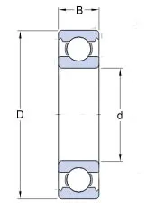 10 шт. 6200 2z 10x30x9 Миниатюрный радиальный шарикоподшипник 6200ZZ 10*30*9 мм