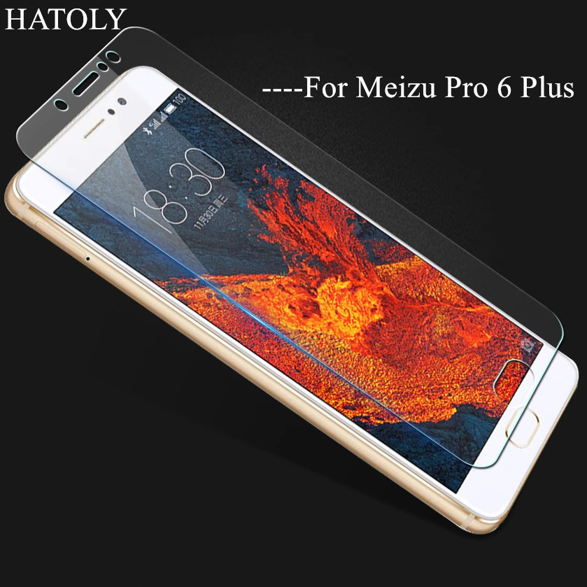 2 шт., стекло для Meizu Pro 6 Plus, закаленное стекло 2.5D 9 H, Защита экрана для Meizu Pro 6 Plus, пленка Meizu Pro 6 Plus, стекло HATOLY