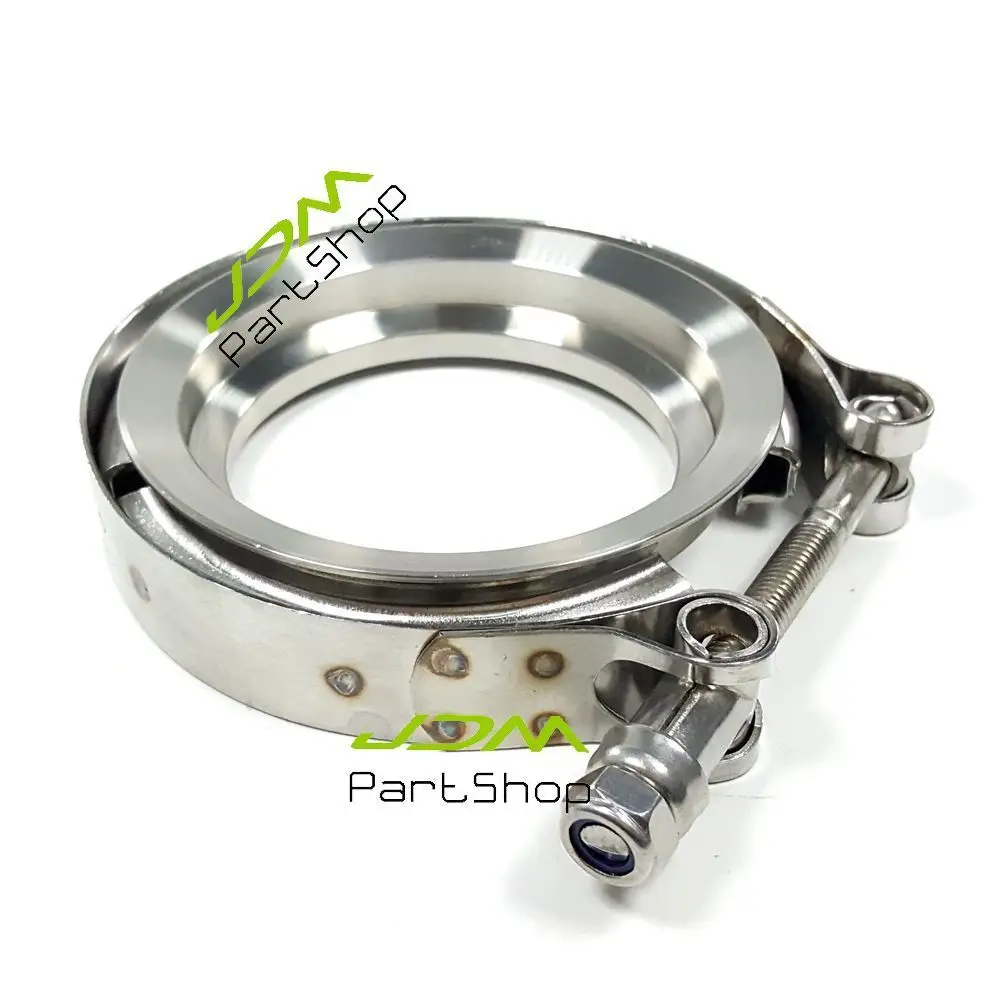 3 &quot76 мм Downpipe V-Band фланцевый зажим для Borg Warner Turbo S200 S200-SXE S300 S300-SXE S200SX S257 S366 |