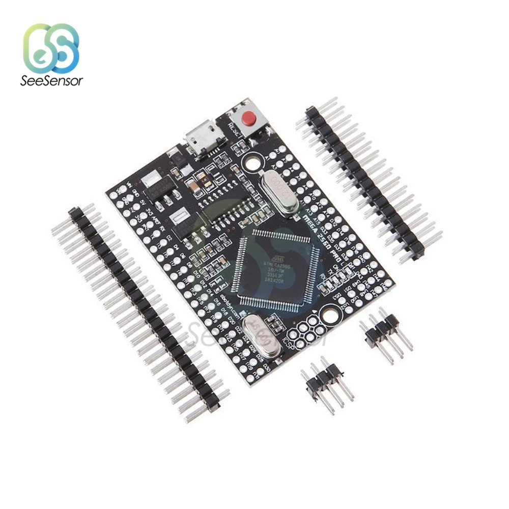 

MEGA 2560 PRO Embed CH340G/ATMEGA2560-16AU Chip with Male Pinheaders Compatible for Arduino Mega2560 Module