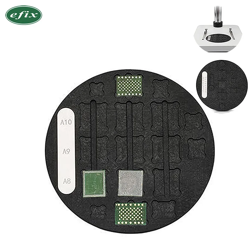 

efix Stereo Microscope Working Plate Stage Board Object Holder IC Fixture Location For NAND Chip Cpu A8 A9 A10 A11 Repair Tool