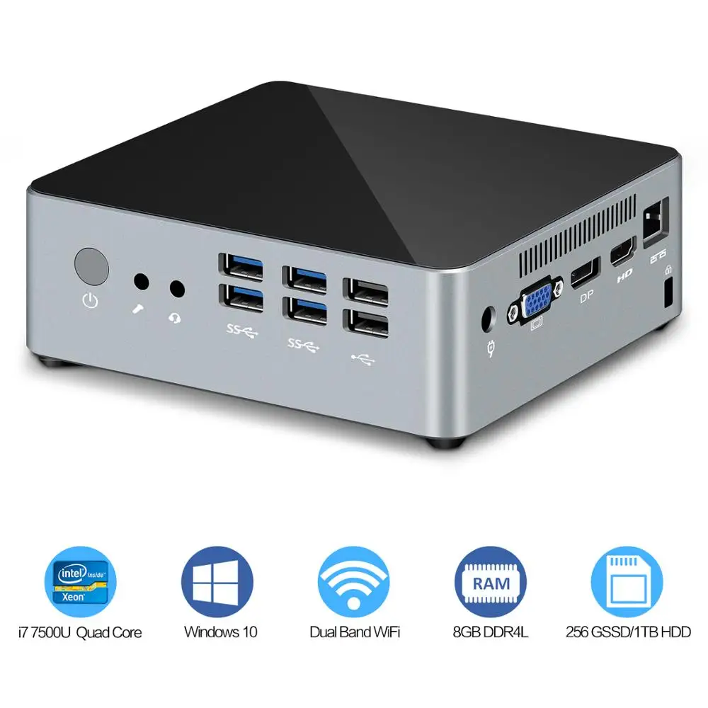  chatreey kc3 intel core i5 7200u i7 7500u mini pc nvme ssd ddr4 desktop computer dp hdmi vga htpc