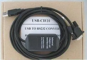USB-CIF02 Кабель для программирования Omron CPM1A/CPM2AE/CPM2AH/C200 PLC 20-контактный разъем, CQM1-CIF02 USB версия, Поддержка WIN7