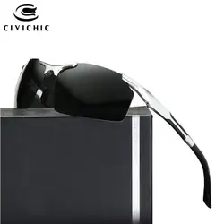 Civichic Брендовая Дизайнерская обувь Для мужчин поляризационные Солнцезащитные очки для женщин Полуободковые очки Открытый cool Очки Спорт Gafas
