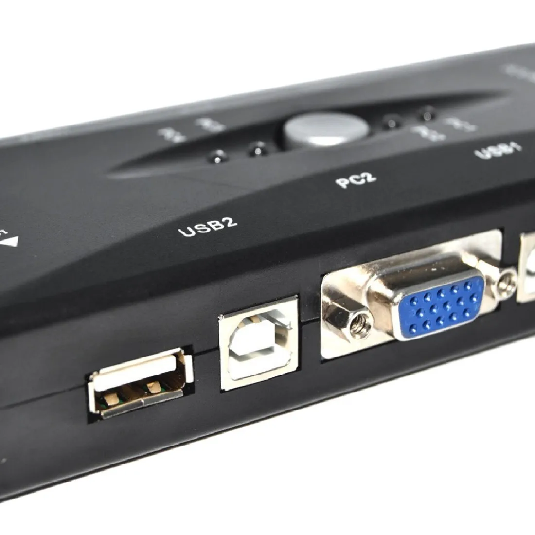 NOYOKERE 4-портовый концентратор USB 2,0 KVM VGA/переключатель SVGA Box адаптер подключается принтер клавиатура мышь 4 компьютера использование 1 монитор