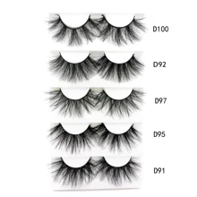 Baiside ресницы ручной работы натуральные 3d норковые ресницы поставщик частная этикетка накладные ресницы 25 мм длинная норка eyalsh