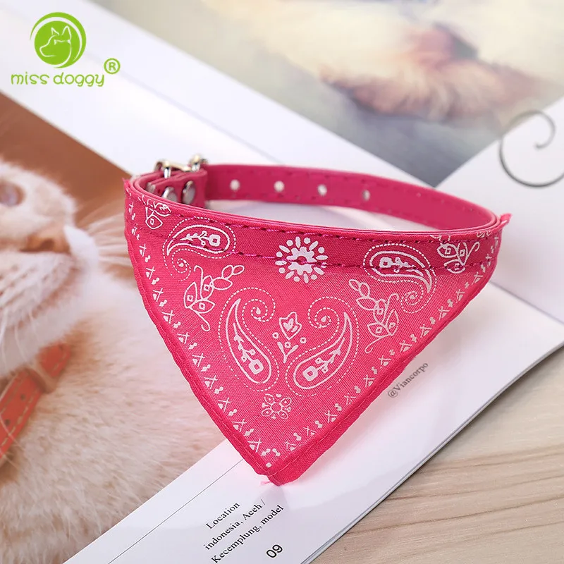 Small Dog collar Adjustable Puppy Neck Training Printing Collars Cats