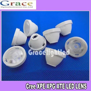 

20PCS x 45 Degree 21mm frosted Lens For Cree XPE XPG XTE LED