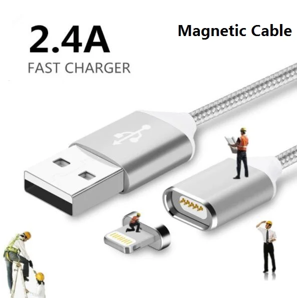

Magnetic For iphone Cable Data Charging Mobile Phone Charger+Power Home Wall Charger Adapter