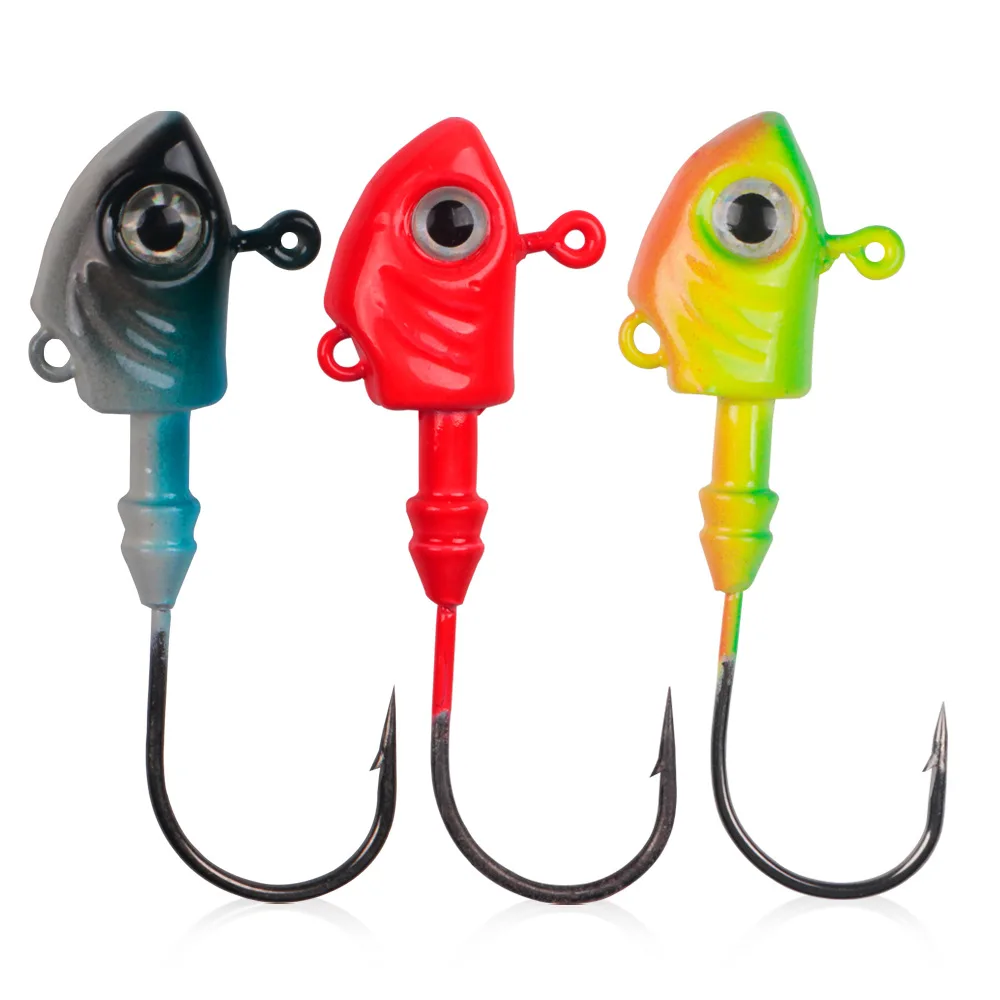 1PCS Fishing lure hook 10g-43g lead fish jig head peche carpe gancho de pesca carp fishing hooks tackle tolls accessories