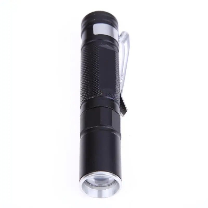 300LM A1 супер мини зум-фокус светодиодный зажим для лампы портативный мини-фонарик зум-фокус светодиодный фонарик-ручка вспышка