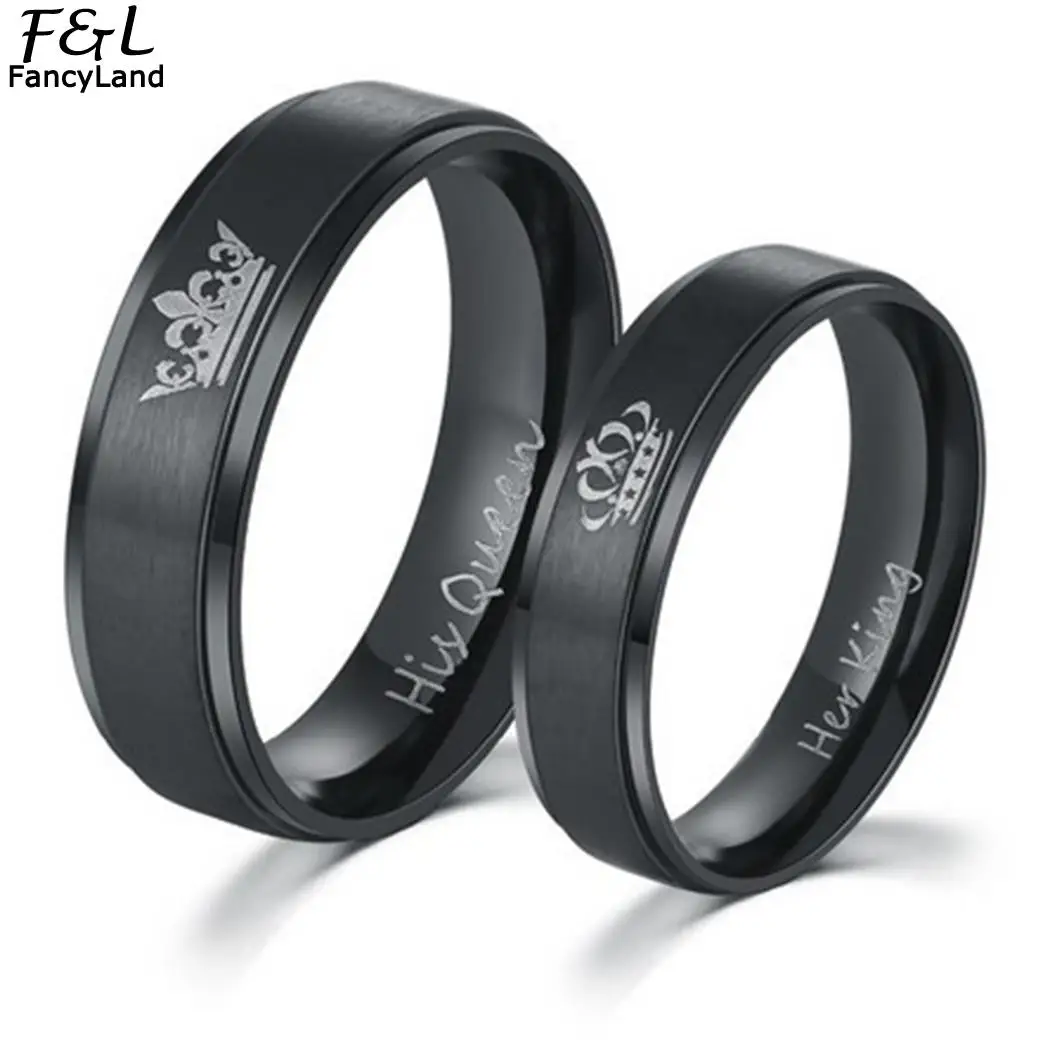 Casual Queen King Dating Inside Engraved Birthday Promise Rings Wedding