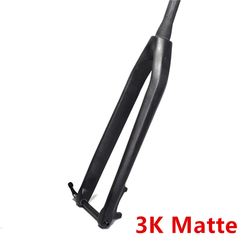 NO LOGO MTB Carbon Fork 2627.529 Rigid Mountain Bikes Fork Tapered Passing Axle 15mm Bicycle Accessories 1-18 3K (6)_