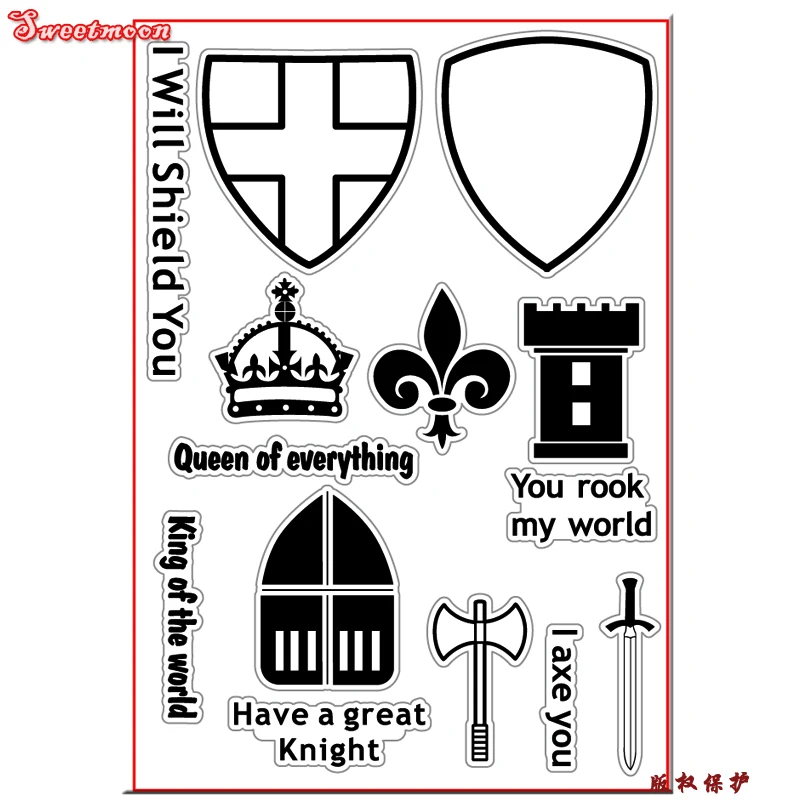 I WILL SHIELD YOU ROCK MY WOLD Scrapbook DIY photo card account rubber stamp clear stamp transparent stamp card maker SWEETMOON I WILL SHIELD YOU ROCK MY WOLD Scrapbook DIY photo card account rubber stamp clear stamp transparent stamp card maker SWEETMOON