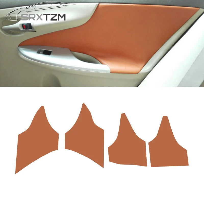 SRXTZM4pcsMicrofiberLeatherInteriorCarDoorPanelCovers