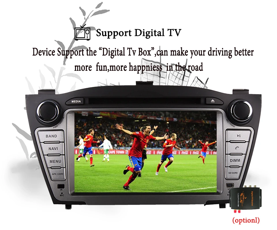 Perfect 2 din Android 9.0 car radio Stereo for HYUNDAI IX35 New Tucson 2009-2015 car dvd player gps navi with 4G RAM 64G ROM Map Car PC 15