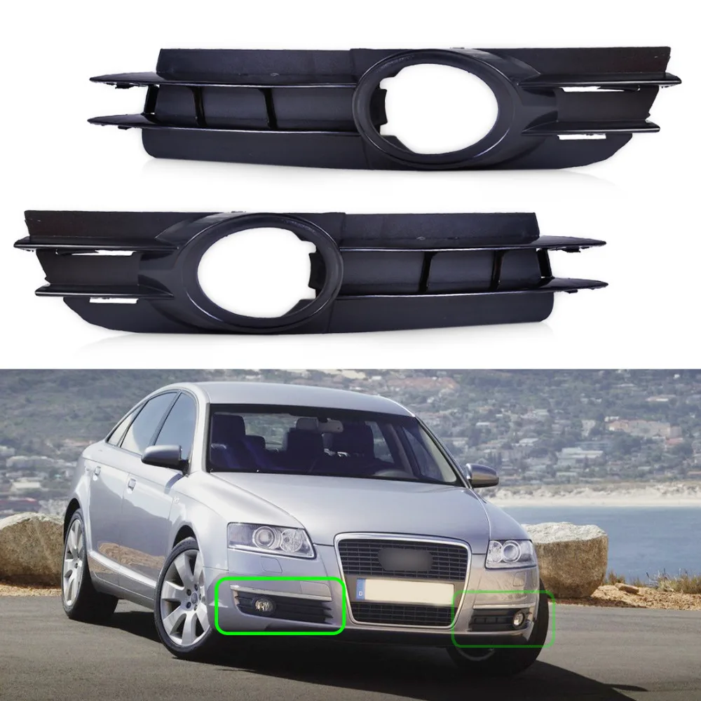 Передсветильник противотуманная фара beler 2x решетка гриля для Audi A6 и Quattro C6 2005 2006 2007