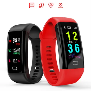 

Swim Fitness Tracker Blood Pressure Heart Rate Monitor Smart Watch Sport Smart Bracelet Band Waterproof IP68 Wristband